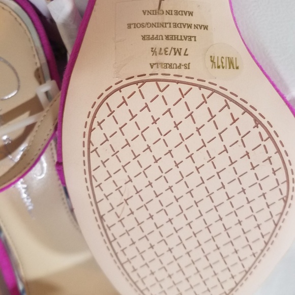 ~~SOLD~~ Jessica Simpson Hot Pink Heeled Sandal - Picture 6 of 6